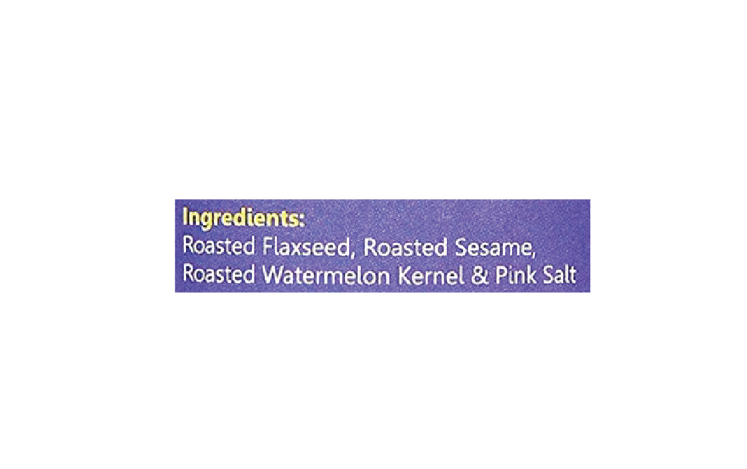 Healthy Planet Superseeds-3 Roasted Seed Mix Flax-Sesame-Watermelon   Plastic Bottle  250 grams